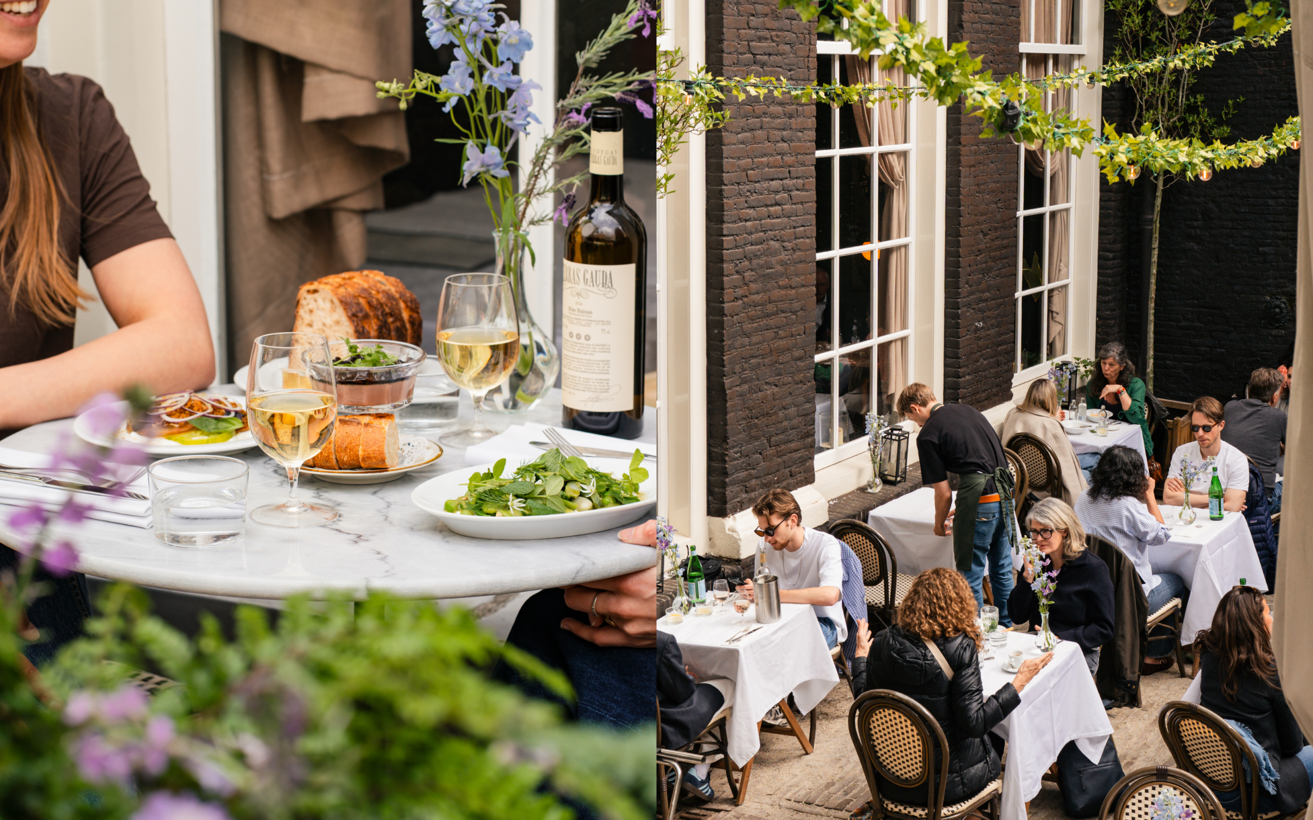 Soak up the sun: our terrace and garden at Café Nieuw Amsterdam
